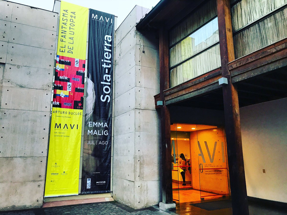 Mestizacultura's tweet photo. MAVI #MuseoDeArtesVisuales #EmmaMaling #ElFantasmaDeLaUtopia @MAVIchile https://t.co/KC23hBrdkp