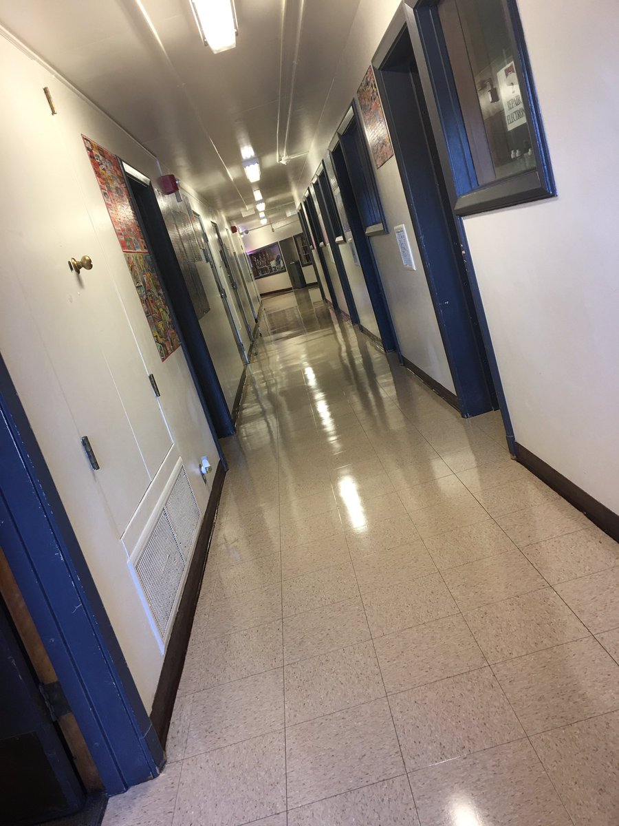 We do love waxed floors. Yep... it's almost Band Camp!