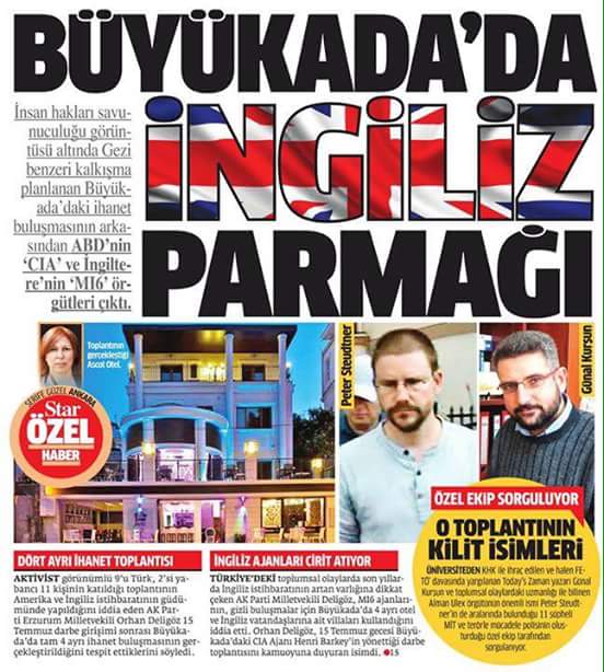 İnsan hakları savunuculuğu görüntüsü altında Gezi benzeri kalkışma planlanan Büyükada’daki ihanet buluşmasının arkasından sizce kim çıktı 👇👇