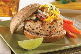 Need more light #summer #recipes? Check out this #MahiMahi #sandwich w/ #mango slaw for a healthy burger alternative bit.ly/2t1AIc3