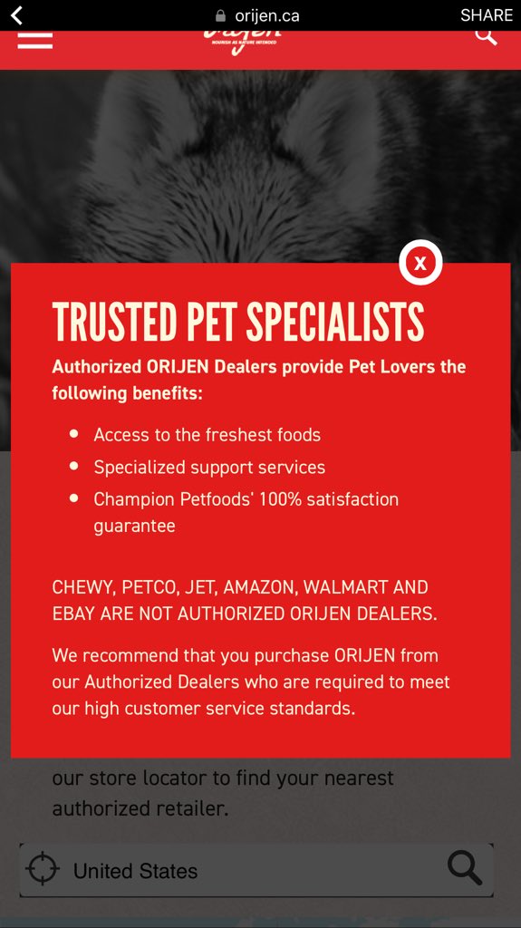 orijen distributors