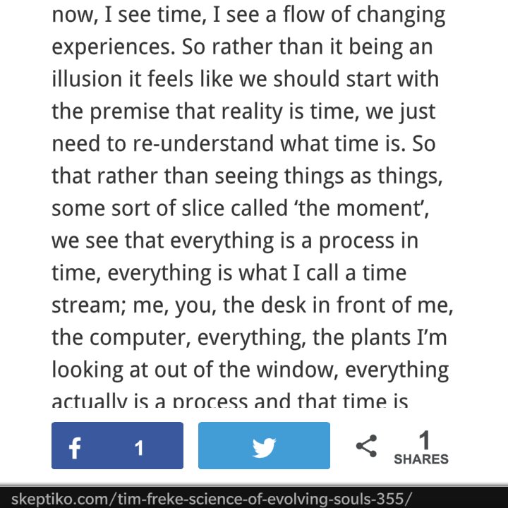 vagueandcandid's tweet photo. What #TimFreke says about #TimeIsAnIllusion really resonates with me! #TimeIsReal @G4MMA @tinafderosa @paradbase https://t.co/beaGdizual