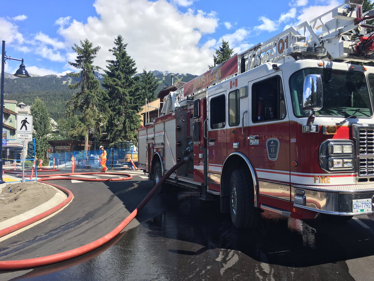 IAFF3944's tweet photo. IN PROGRESS; natural gas leak Village Gate loop.  @FortisBC on scene https://t.co/8fKzcKB3X8