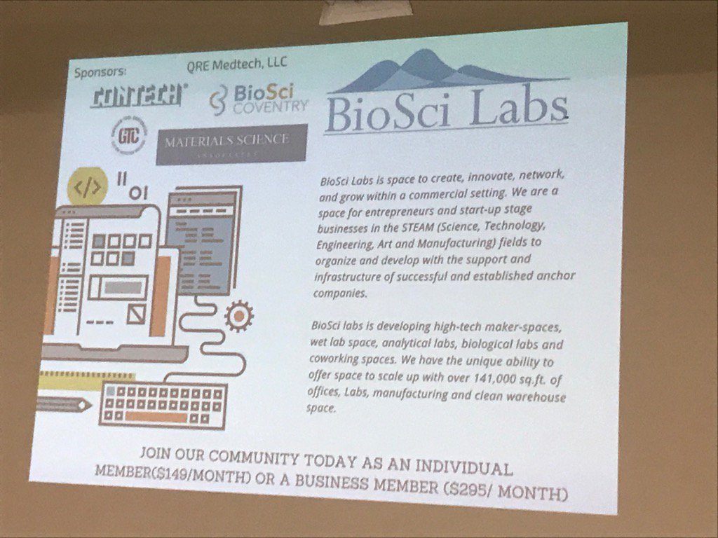 milospm1206's tweet photo. Great to be at RI BioSci Labs Open House https://t.co/5ljI6isjay