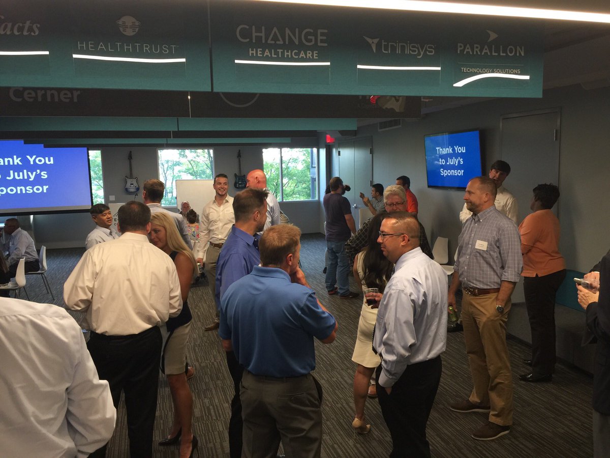 Great gathering tonight at #NashCocktail, thanks for coming out Nashville tech community!