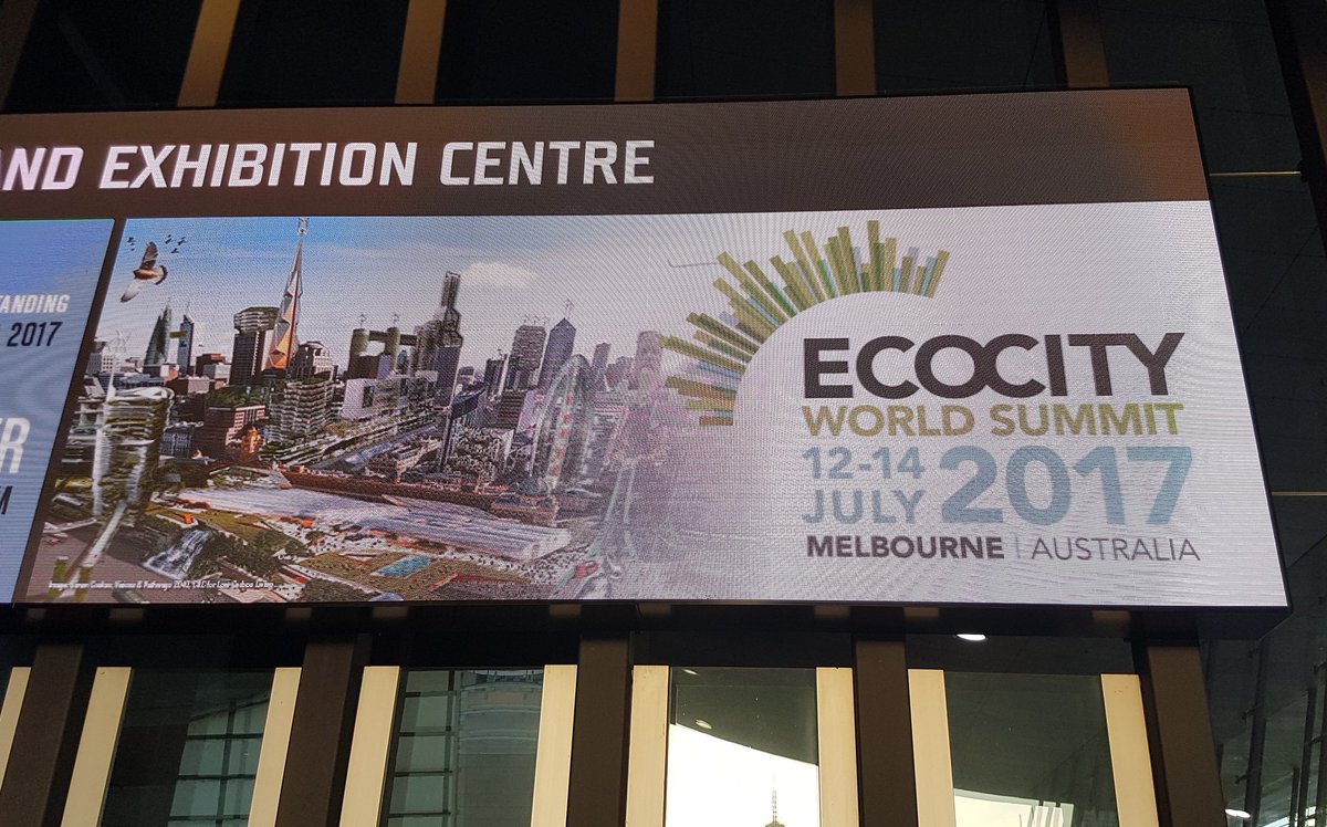 jockgammon's tweet photo. Day 1 of the #Ecocity2017 summit. Will be an interesting 3 days on how we make our cities more liveable @Junglefy @ecocityforum https://t.co/xJXRPcVh5D