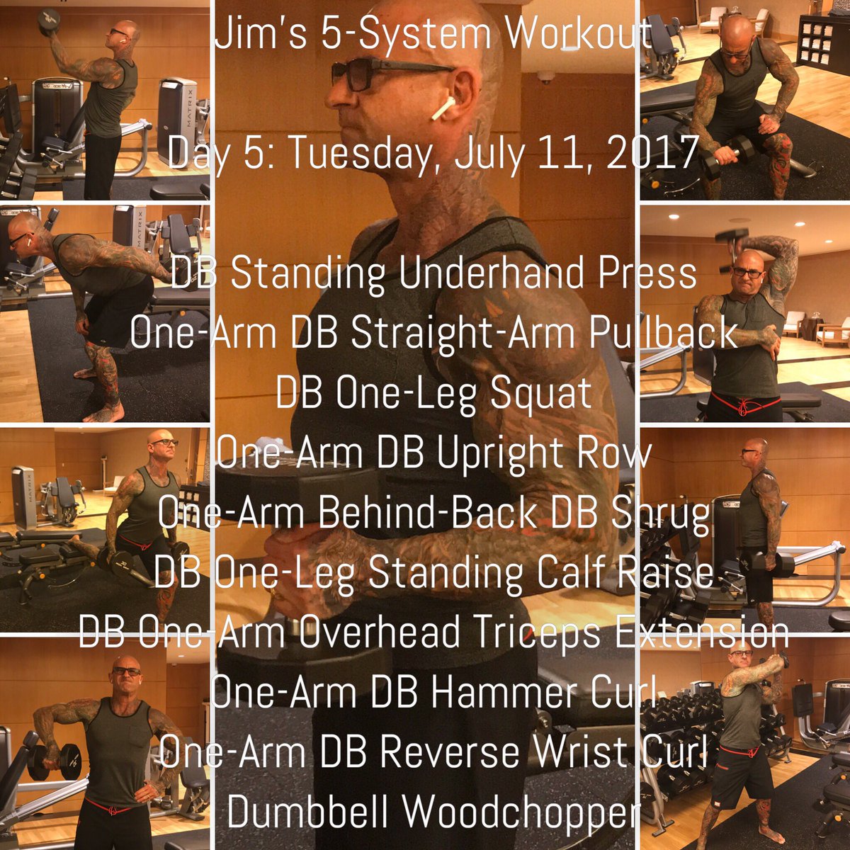 JimStoppani's tweet photo. My #5System workout today. Use link to read my FREE @Bodybuildingcom article on the System & follow my workouts here https://t.co/1mK3mTCcq0 https://t.co/nBZXmumSVI