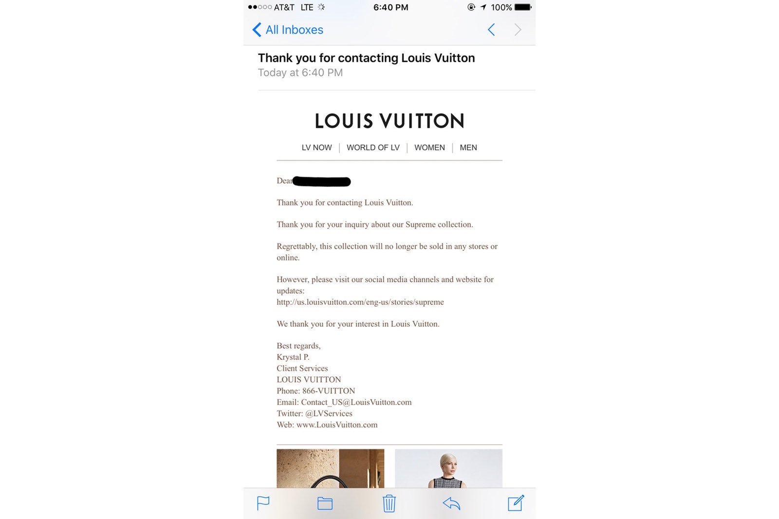 George Gozum  Louis Vuitton Paris Responsive Email Templates