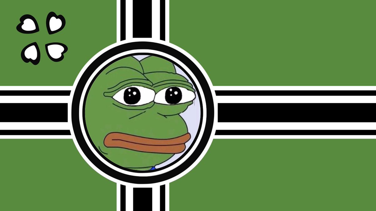 The official cuckistan --er, I mean Kekistan flag. 