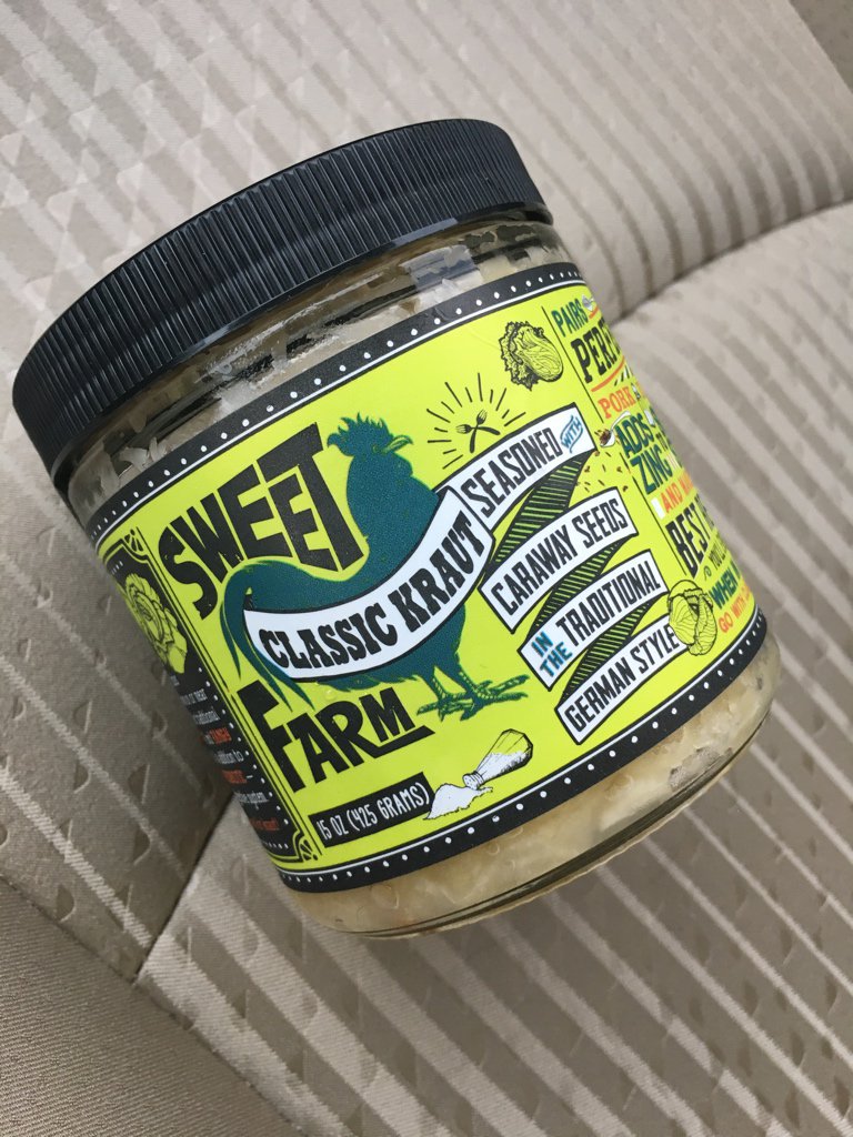 Supporting my habit, one jar at a time. @sweetfarmkraut