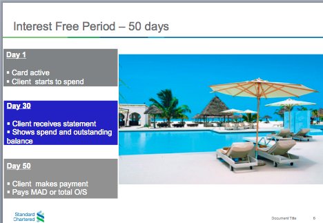 AmeyawDebrah's tweet photo. Standard Chartered Bank Visa credit cards come with interest free 50-day period #RewardsforLife https://t.co/CanY6JaSeK