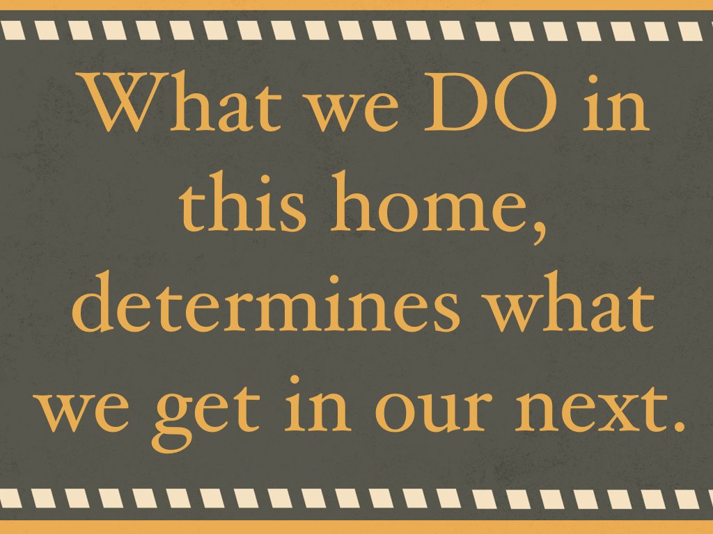 This body is not our final home! #Homecoming #GodOnFilm