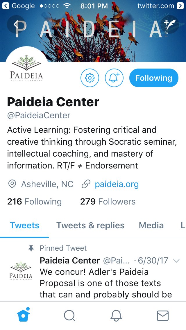 davisechs's tweet photo. So excited to take back what I  learned @PaideiaCenter training in Wilmington,NC! Thanks Jeremy for great facilitating! #transformative https://t.co/nEncipwCay