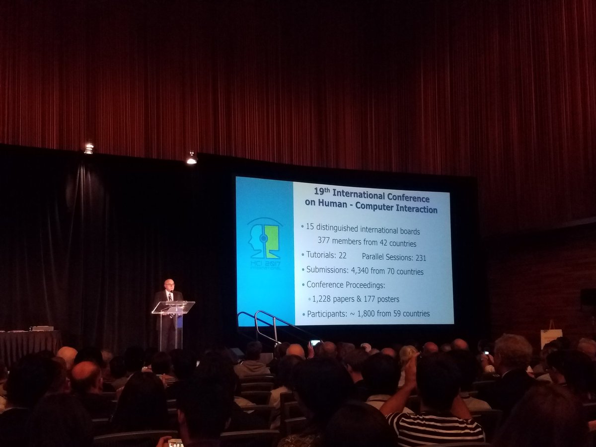 It's finally here HCI-I 2017! #Science #DataScience #ux #HCII2017 #hci