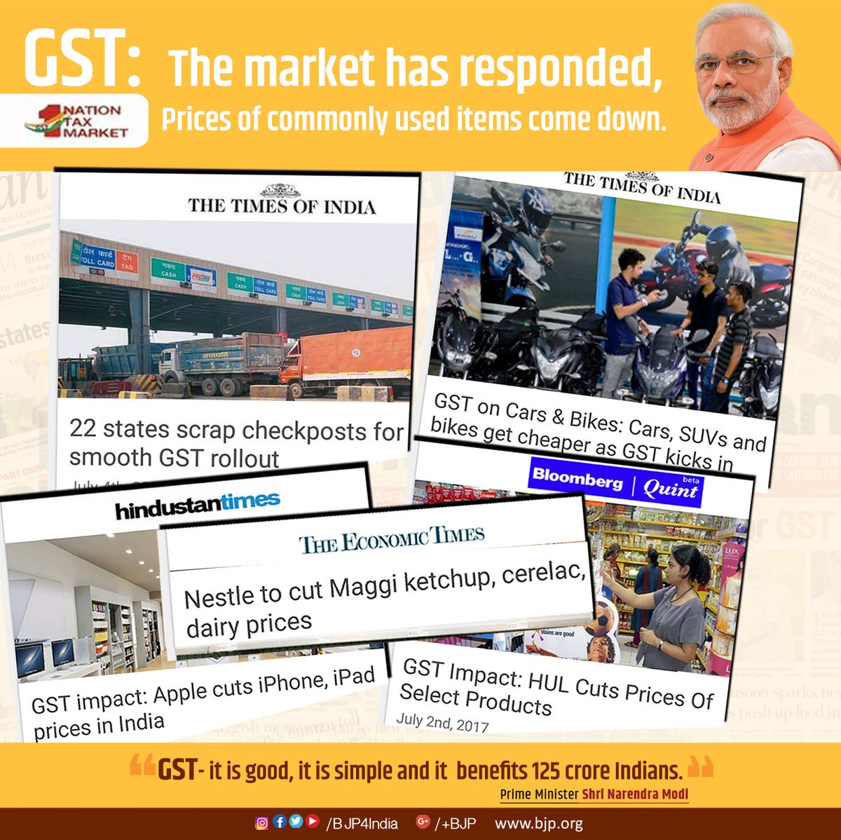 SagInfoTech's tweet image. The Prices has come down for commonly used items!
#gstrollout #GSTMasterClasses #Terrorists