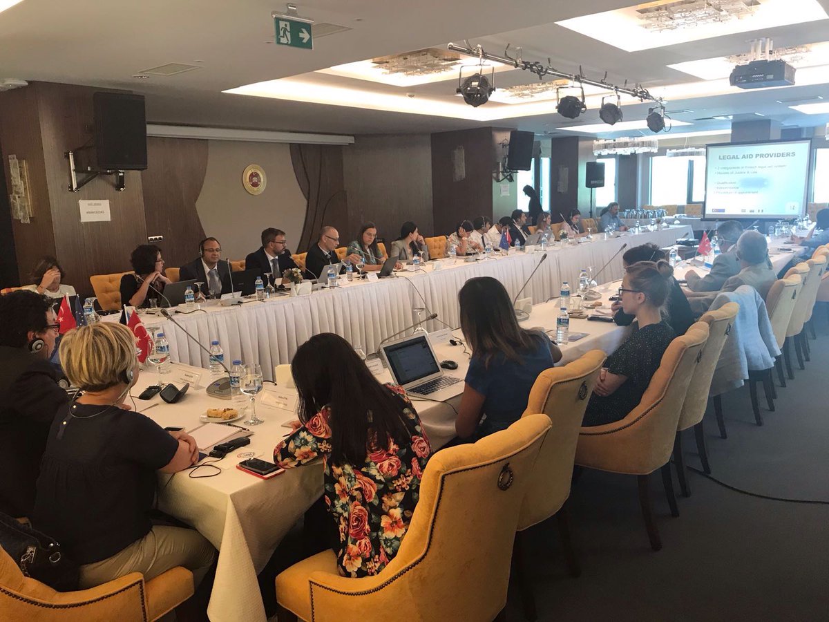 The workshops of the EU Twinning Project 'Strengthening the Legal Aid Services in Turkey' held between 11-12 July 2017!