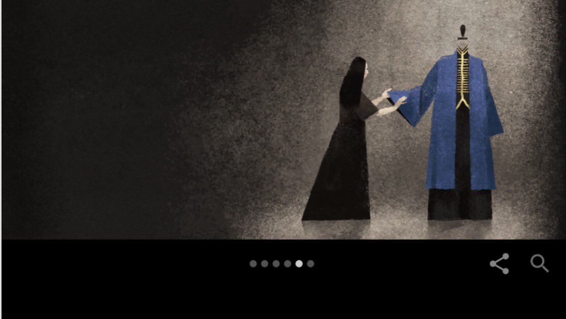 今日のgoogledoodle落下の王国の衣装デザイナーの石岡瑛子さんだ?! 