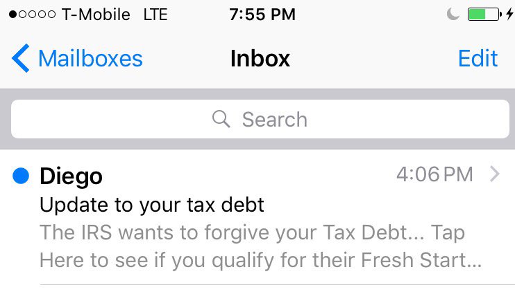 dipbars's tweet image. i just went from robert to diego in my emails, and i&apos;ve apparently gotten myself into tax debt. #fakenews #spamking