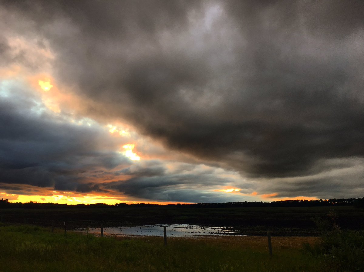 stormsandskies's tweet image. Awesome night for a #sunset just outside #RedDeer #Alberta! @weathernetwork