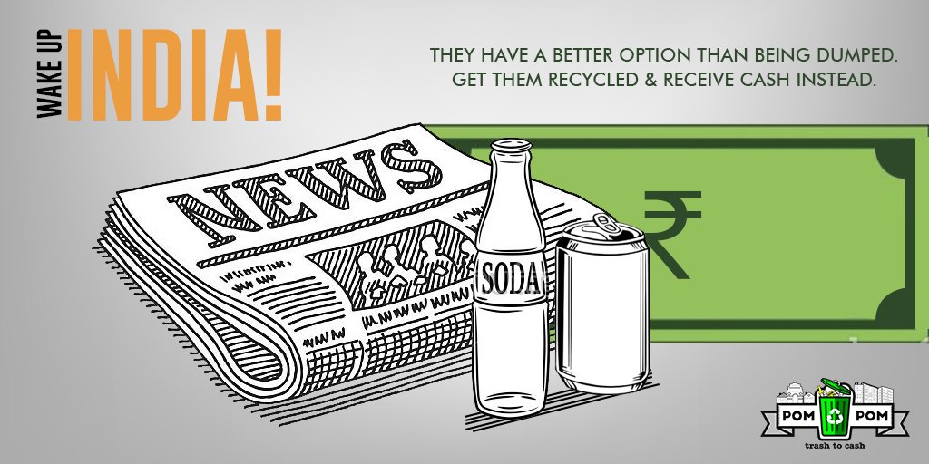 pompomrecycling's tweet photo. #Recycling is a far better option for your daily household trash. Be a responsible citizen &amp; #recycle with @PomPomRecycling. #PomPom https://t.co/TMzPLpe7q6