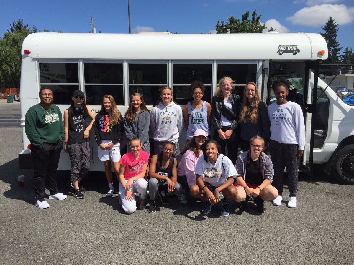Tarrier girls basketball team is training this week at CWU. #gotarriers