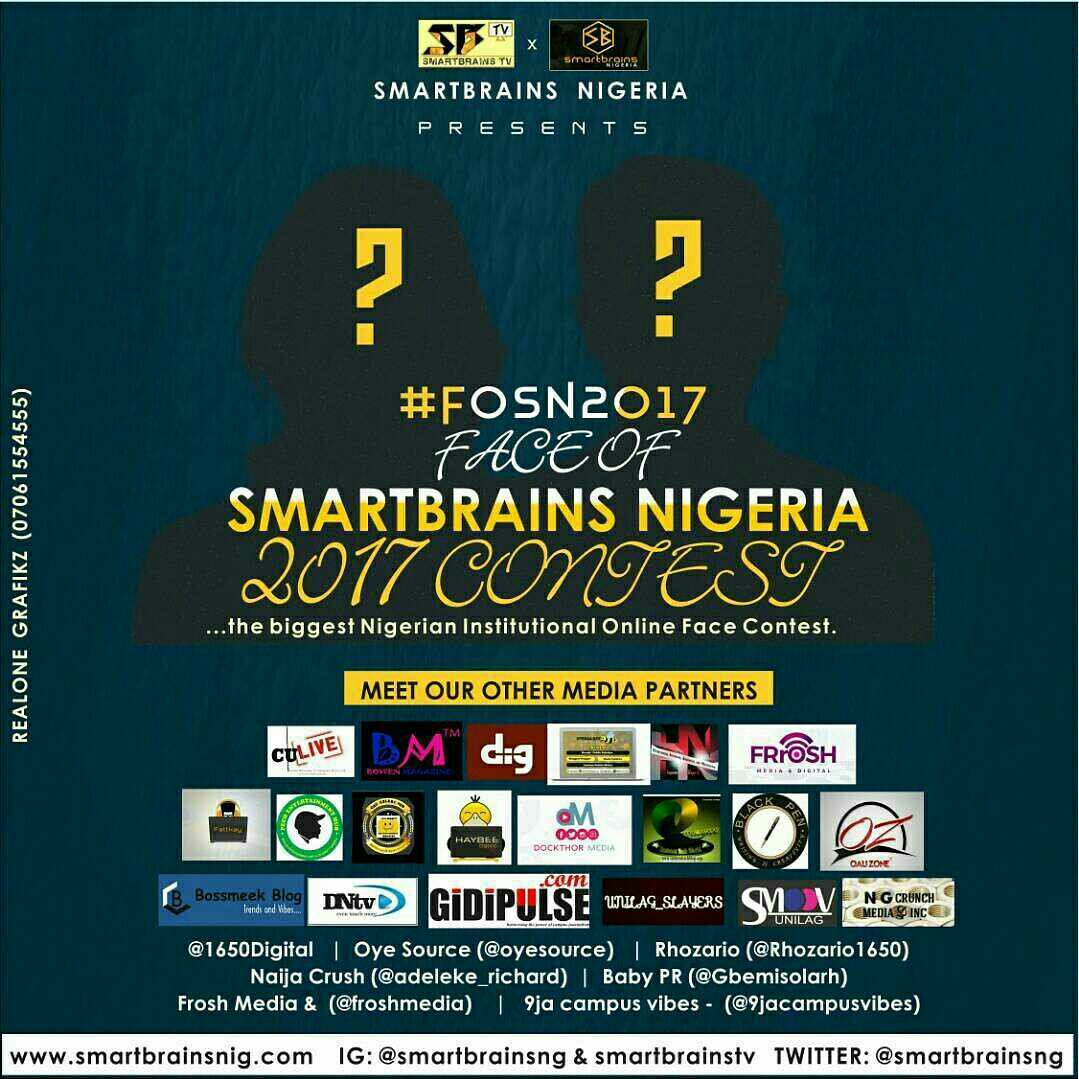 smartbrainsng's tweet photo. #FOSN2017
Make sure you're following @Smartbrainsng on IG so as not to Miss out!
Entry To begin on the 13th of July 2017 . Anticipate! https://t.co/QVc8MJoWOf