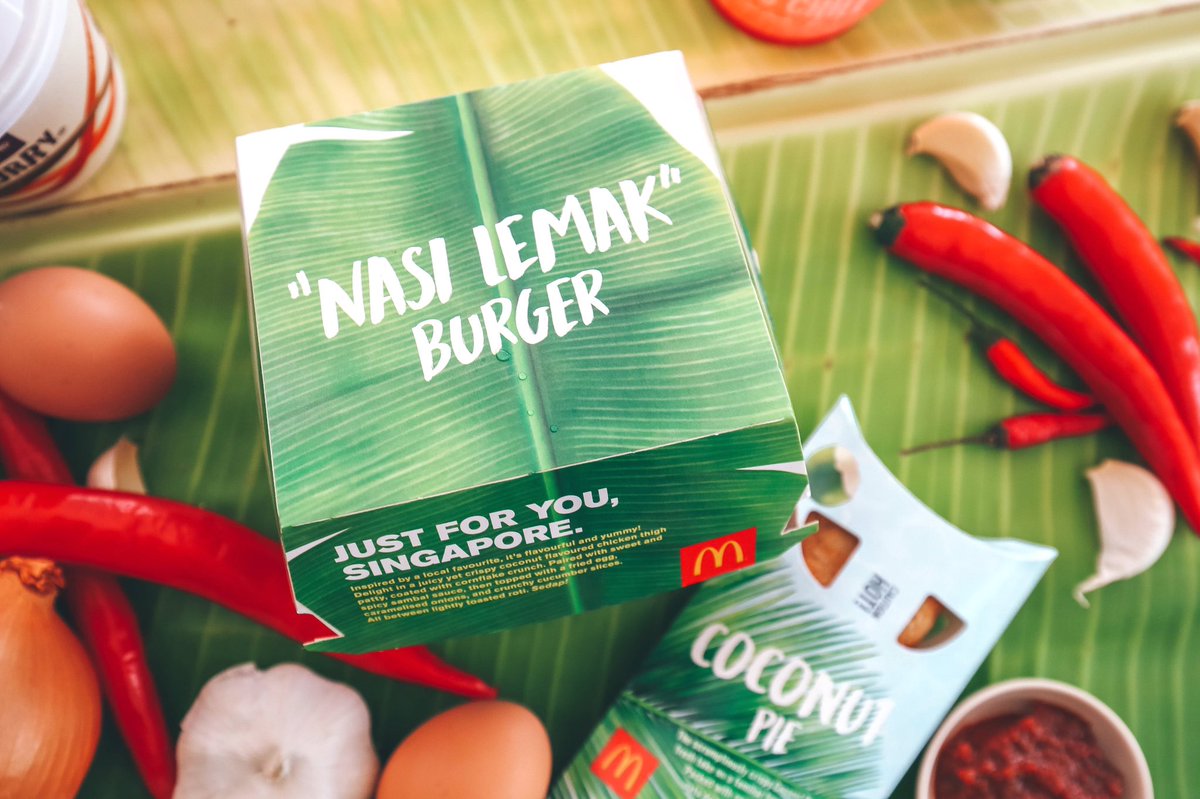 Mcdonald: Nasi Lemak Burger, Chendol McFlurry To