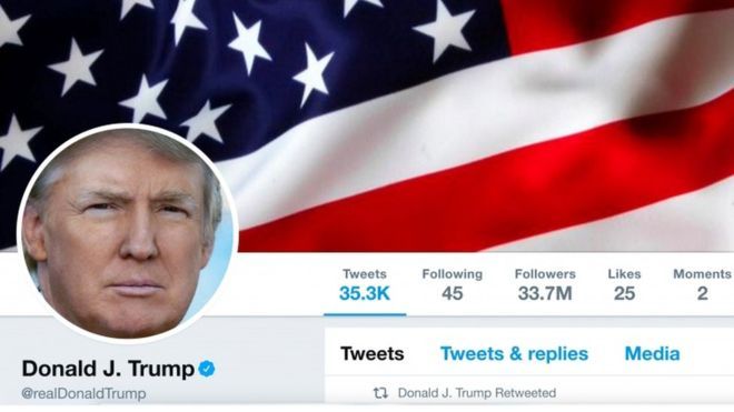 FlashTweet's tweet photo. 1⃣[#ReseauxSociaux] #Twitter : @RealPresidentT poursuivi en justice pour bloquer des followers https://t.co/Wx7KCFTVCo @BBCTech #FlashTweet https://t.co/1OpU11eCJG