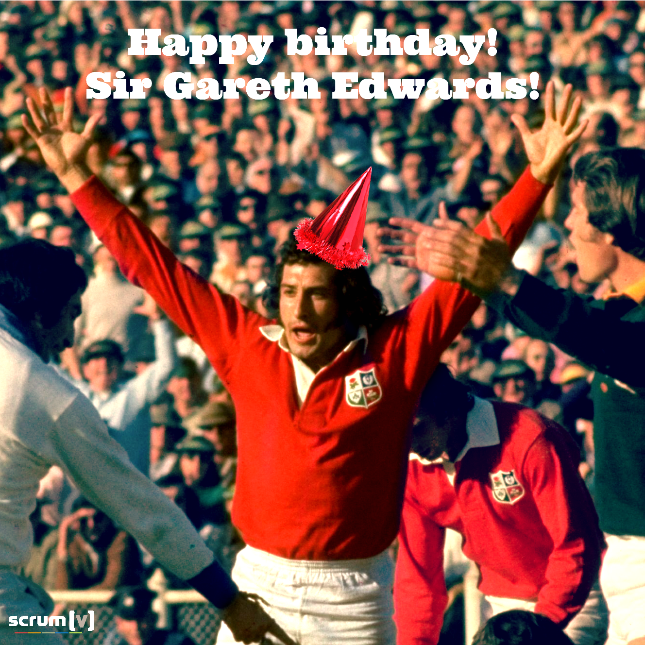  A rugby legend turns 70

Happy birthday to Sir Gareth Edwards! 