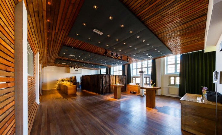 EdelEvents's tweet image. Het Tmmerlokaal doet ook heel goed dienst als ontvangstruimte! Bij een groot event zijn combinaties van zalen mogelijk. #edelevents