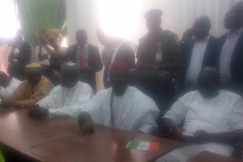 Photonews from Supreme Court after the Ahmed Makarfi, Peoples Democratic Party [PDP] verdict: