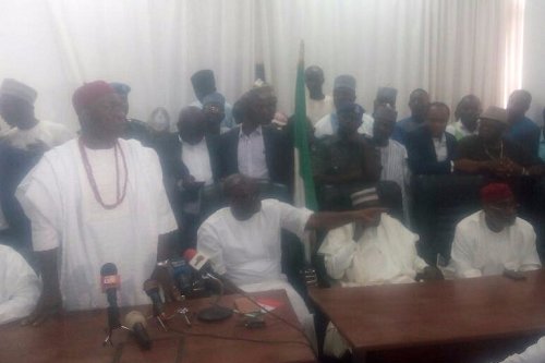 Photonews from Supreme Court after the Ahmed Makarfi, Peoples Democratic Party [PDP] verdict: