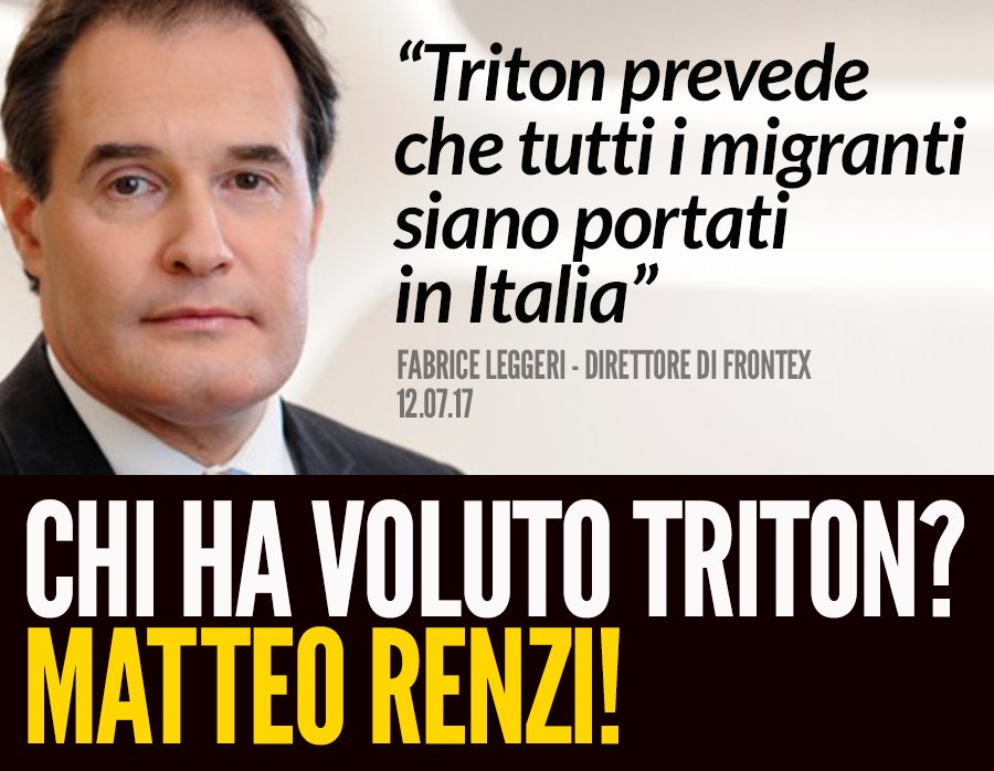 allenatorebis's tweet image. Venduti per #80Euro 
#Triton #Migranti 
ringraziate #renzi ed il #Pd !!