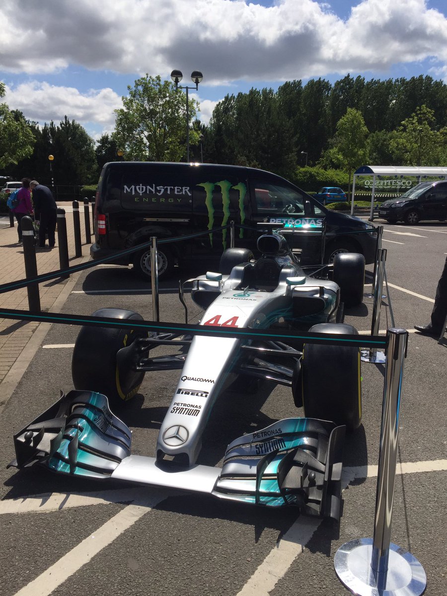 Come and have a look at our F1 racing car at Tesco Towcester, with us till 5pm today
