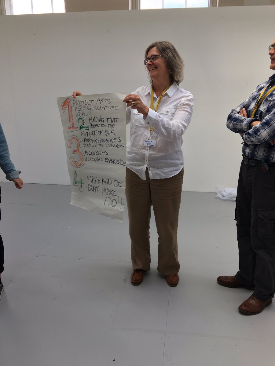 Delivering our Arts Manifesto! @CCEatHGAED <a href="/HgaedArt/">HGAED ART</a> <a href="/theartcriminal/">Susan M Coles</a>
