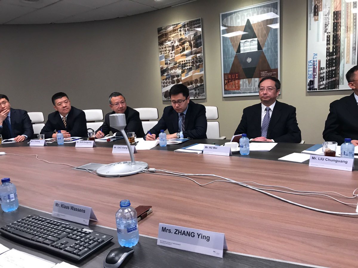 Vice Minister Hu Wei #China #Customs visited <a href="/RSMErasmus/">Rotterdam School of Management, Erasmus University</a> to discuss cooperation on Customs and #Trade #Compliance. rsm.nl/customs