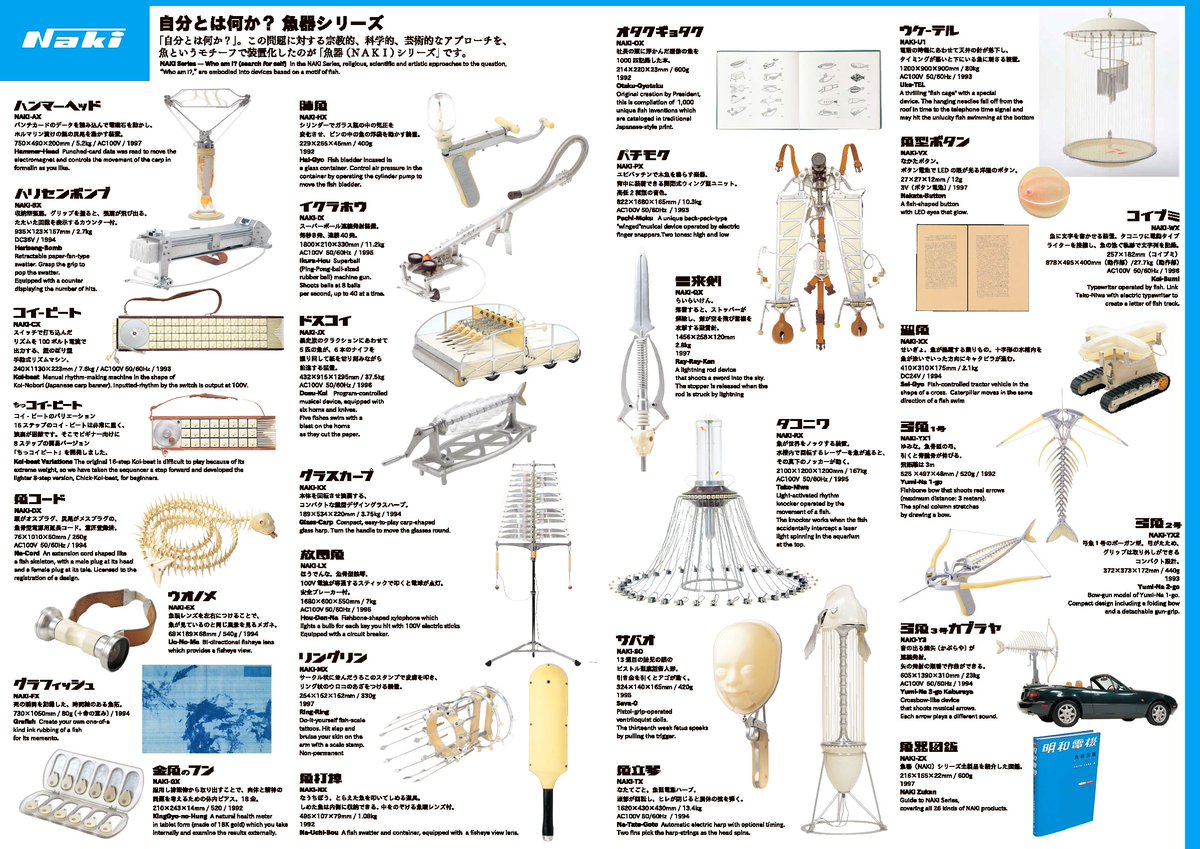 【未開封】明和電機ナンセンスマシーン全製品カタログ 5冊セット 明和電機ナンセンスマシーン全製品カタログ 5冊セット | MaywaDenki