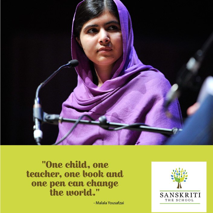 We wish the brave survivor Malala Yousafzai a very happy birthday. We stand behind you and your vision, Malala! 