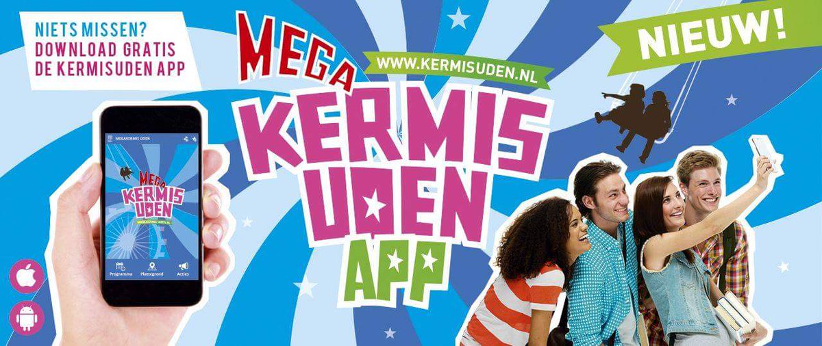 Vrijdag gaat de Mega <a href="/KermisUden/">Kermis Uden</a> los. Heb jij de gratis kermisuden-app al op je mobiel?