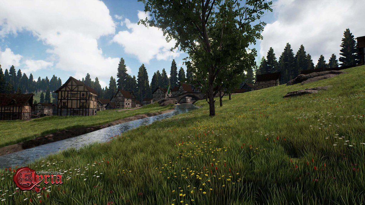ElyrianLife's tweet photo. What a beautiful view to wake up to in the morning, I wanna live in this village!
#chroniclesofelyria #soulboundstudios https://t.co/kNTKPkFpU9