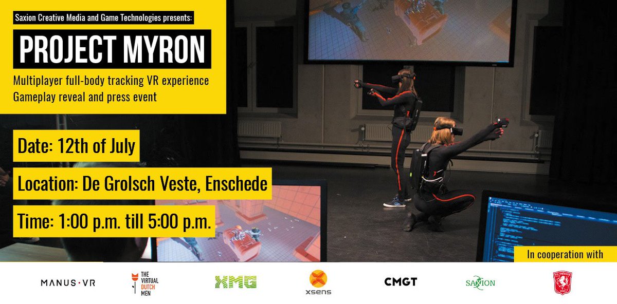 virtualdutchmen's tweet image. Checkout project Myron -&amp;gt; follow the presentation 1pm CEST live via facebook.com/projectmyron or via UploadVR #Multiplayer #fullbodyVR