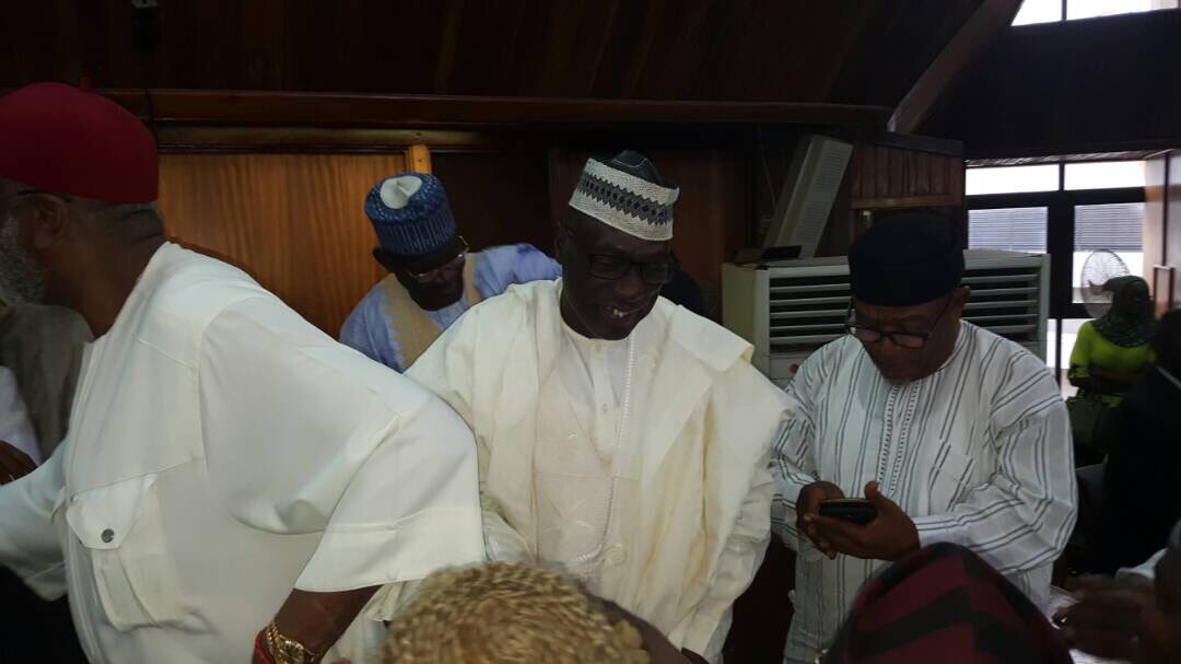 The National Assembly has turned into hub of mass jubilation as the Supreme Court declared Ahmed Makarfi the authentic leader of the Peoples Democratic party [PDP].