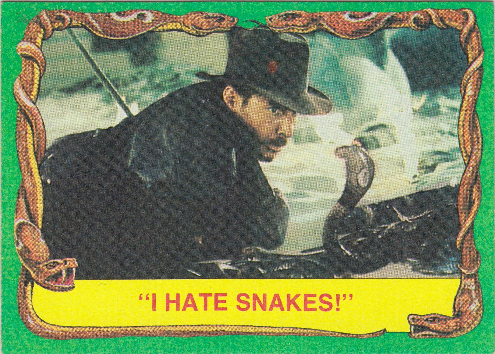 Happy 75th Birthday Harrison Ford! I actually like snakes! I think they\re fantastic creatures. 