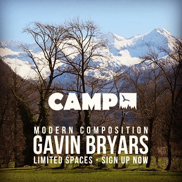 camp_fr's tweet photo. MODERN COMPOSITION WITH GAVIN BRYARS
25/04/2018
FULL BOARD: £1,119
25/04/2018: ENROL NOW
 OR
SPLIT OVER 4 MONTHS #camp_fr  #getbooking https://t.co/99wrlLoLaz