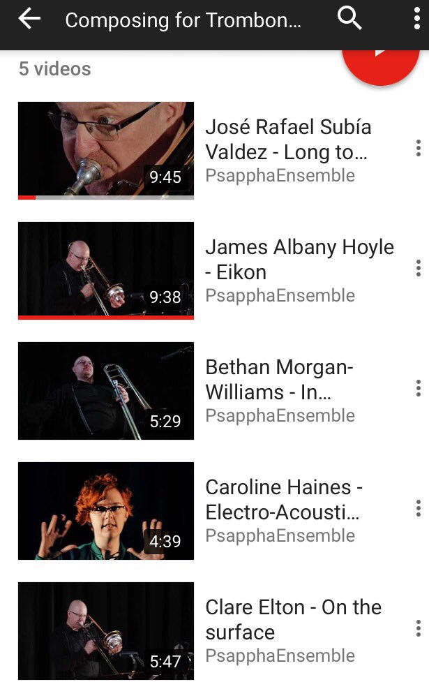 PsapphaEnsemble's tweet image. Works for solo trombone in #Psappha&apos;s #ComposingForScheme; youtube.com/playlist?list=… expertly performed for us by Tony Boorer