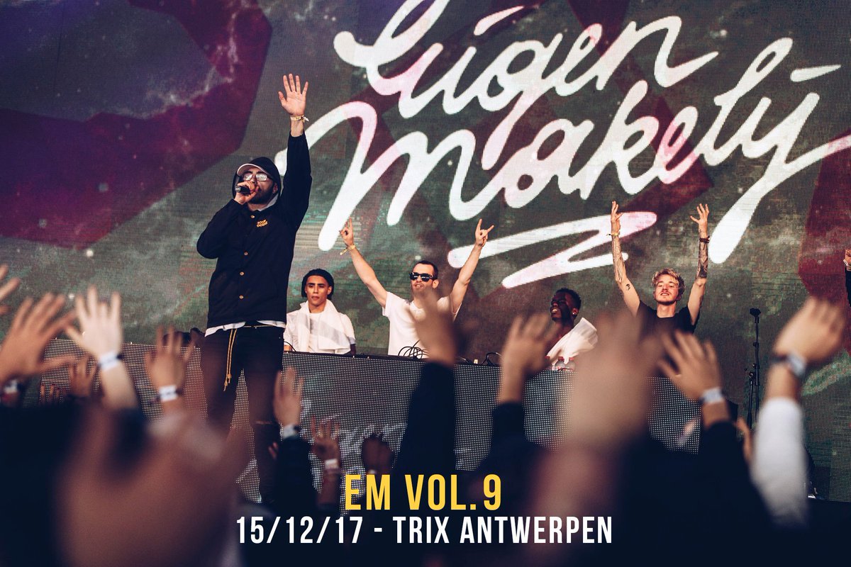 Op vrijdag 15 december stellen wij met trots EM: Vol.9 voor in <a href="/TRIX_online/">Trix</a>! Koop nu je tickets via bit.ly/ticketsEMVol9 🔥🔥🔥 #EM9