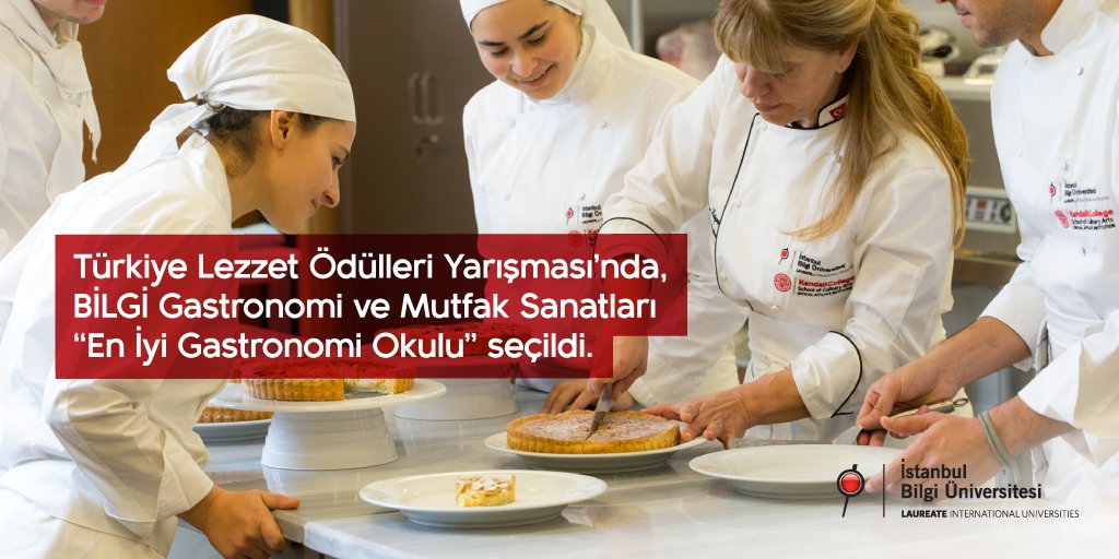 istanbul bilgi universitesi on twitter bilgi gastronomi ve mutfak sanatlari bolumu en iyi gastronomi okulu secildi https t co e4ebepft4z https t co dzniwx6nc7 twitter