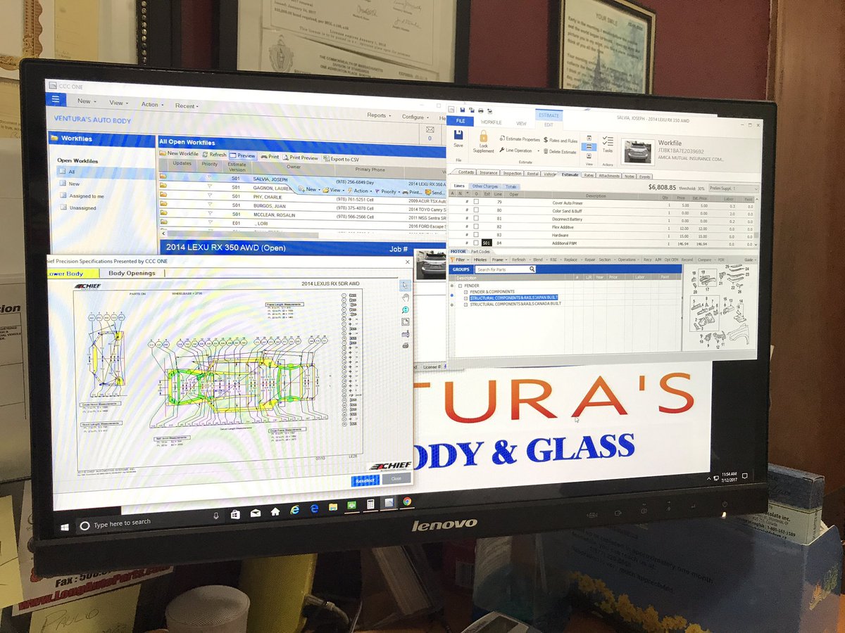 Venturas_AB's tweet photo. Workflow...
https://t.co/l38Z8SrSaH
#VenturasAutoBody #Collision #AutoBody #CCCone #Chief #Frame #Unibody #Lexus #RX350 #Workflow #Lowell https://t.co/cRFiCFgaVC