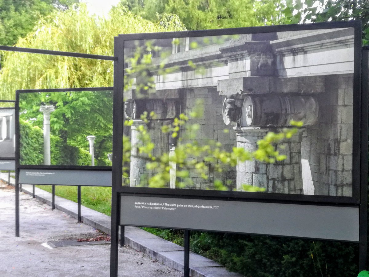 LetsGoSlovenia's tweet photo. Cannot imagine #Ljubljana without great architect #Plečnik. In Park Tivoli on display photos of his works by two Slovene photographers.Must! https://t.co/pAYoi6GyDE