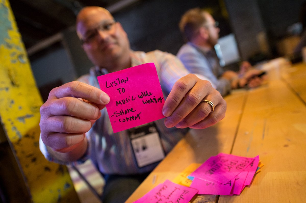 c2montreal's tweet photo. Some important advice from #C2M16 ๐ถ How do you power through your work? https://t.co/y5euFSLJjC